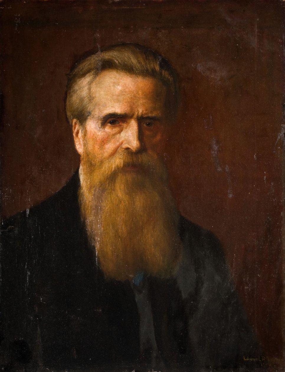 Porträtt av konstnärens självporträtt, 1906. av Edward R Taylor