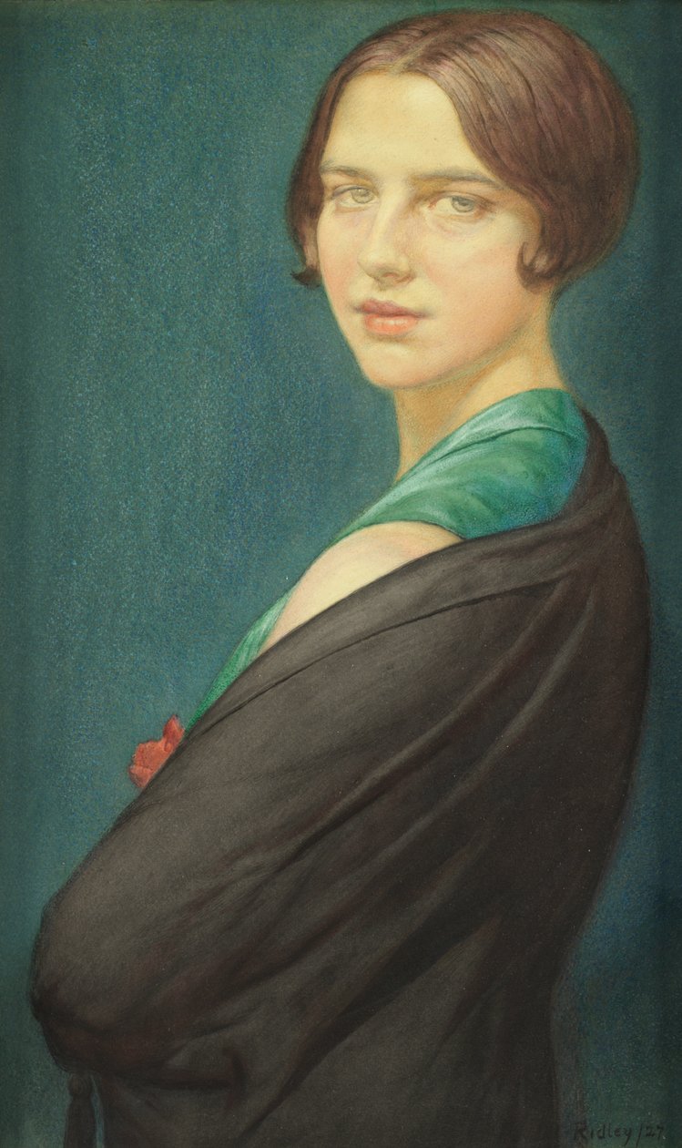 Isobel (akvarell) av Edward Ridley