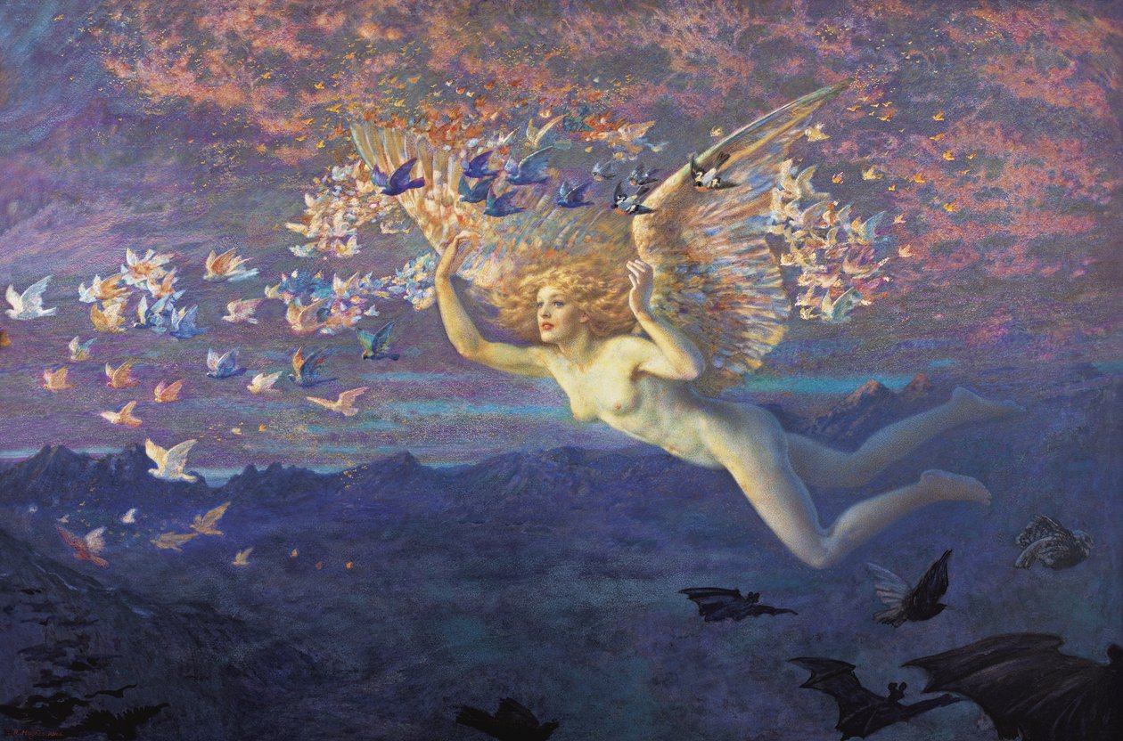 Morgonens vingar av Edward Robert Hughes