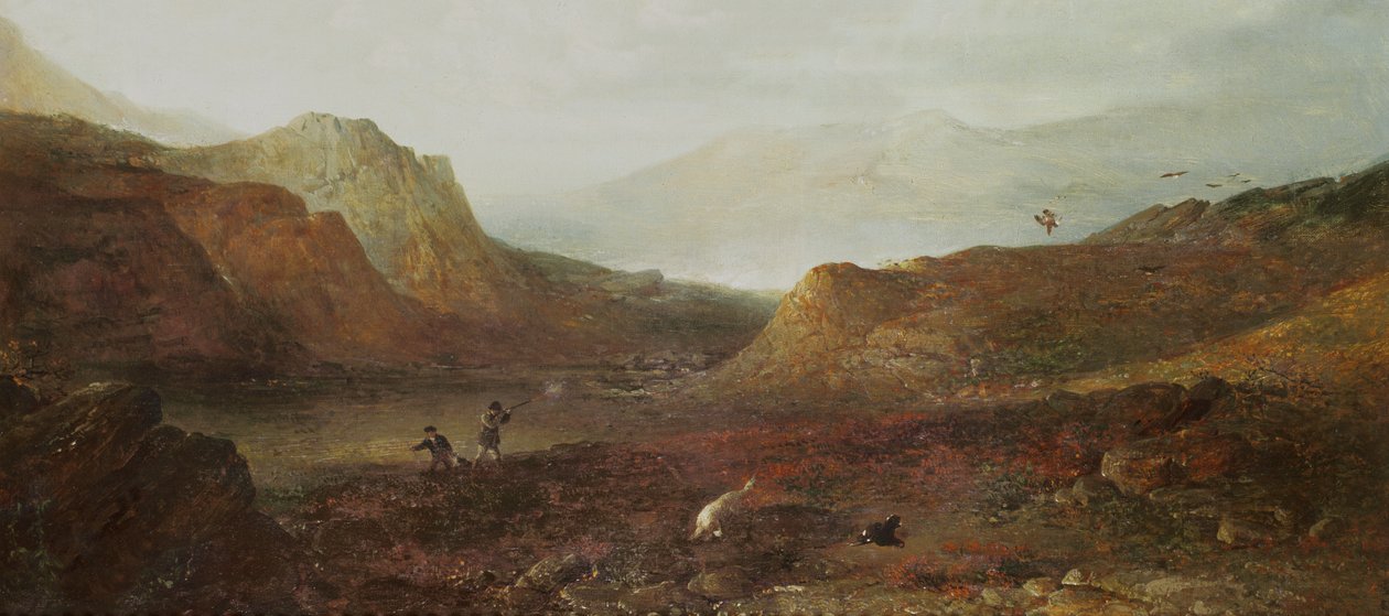 Grouse Shooting - En hög fågel av Edward Robert Smythe