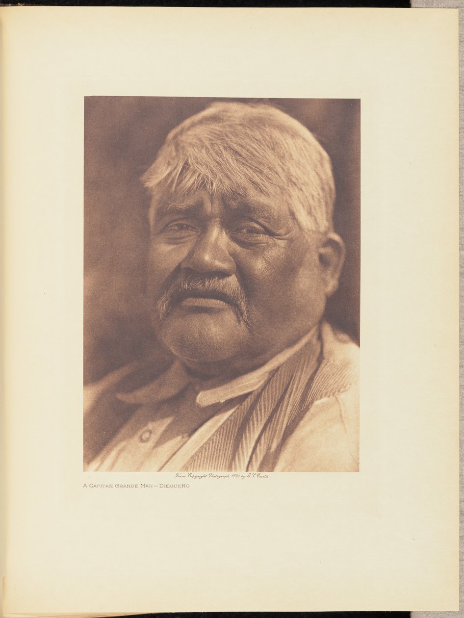 Captain Big Man - Diegueño av Edward S. Curtis