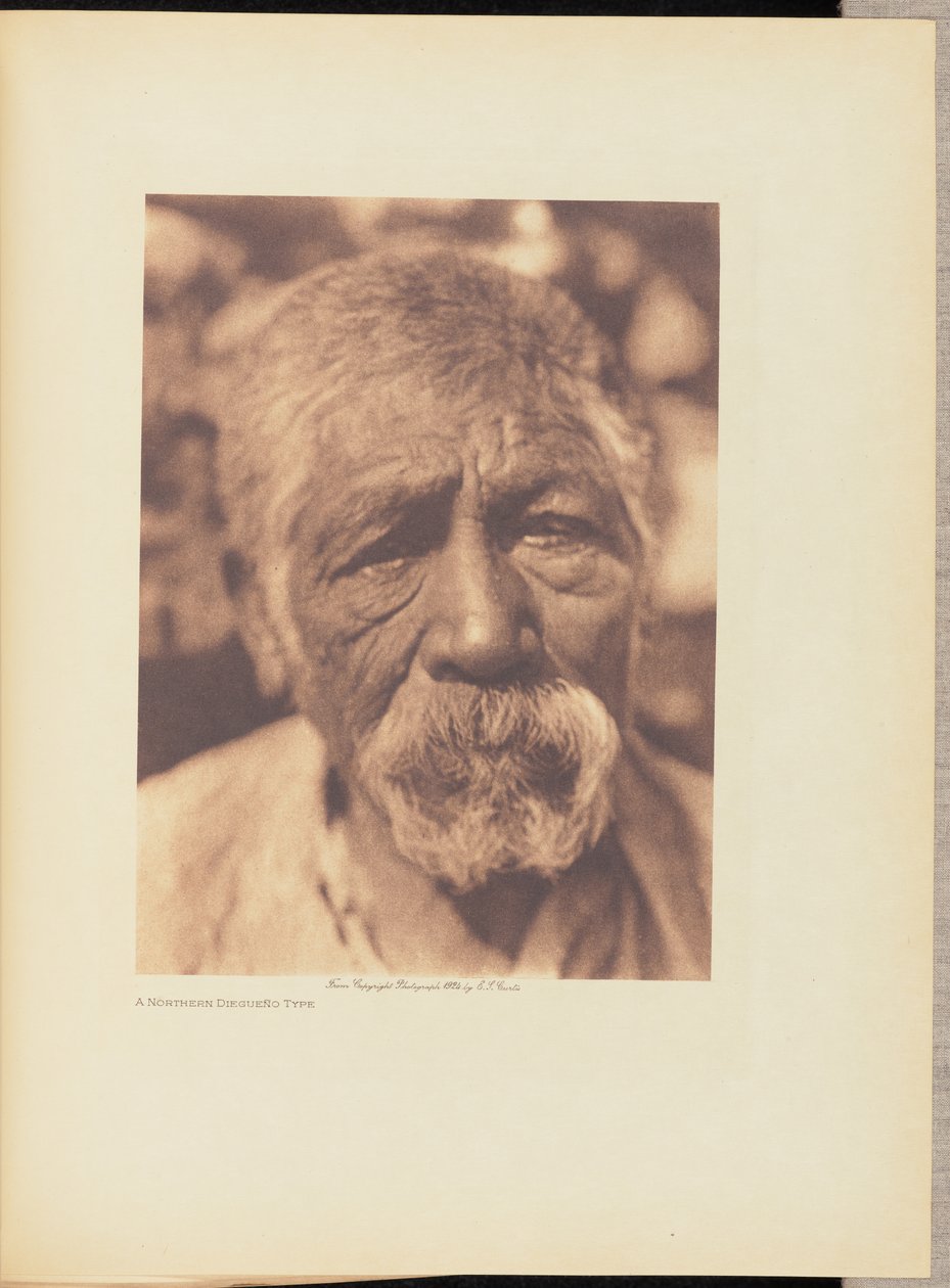 En nordlig Diegueño-typ av Edward S. Curtis