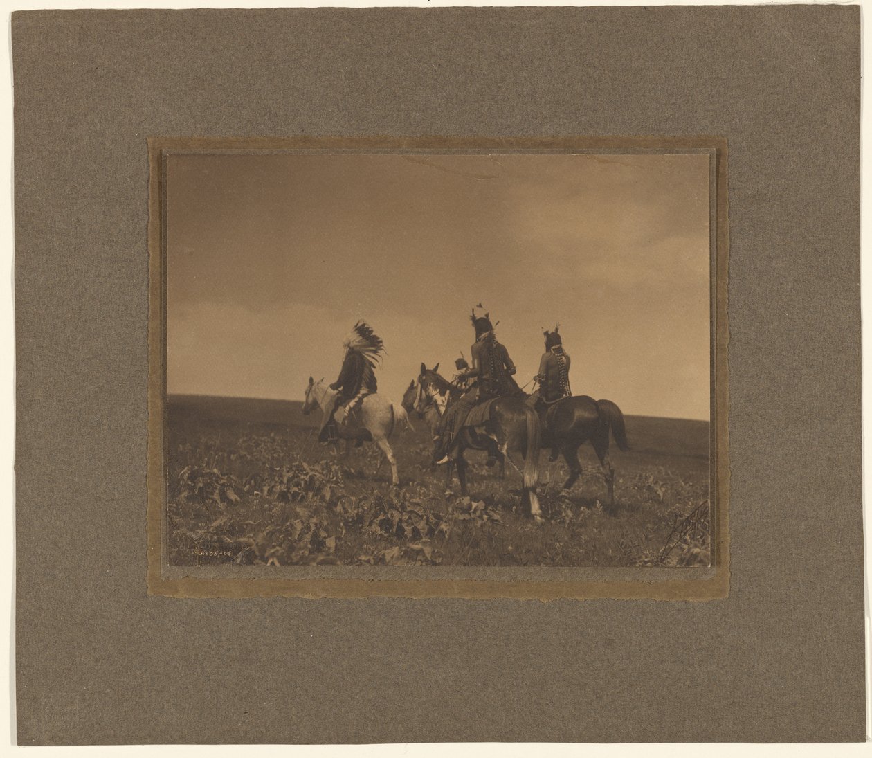 Bull Chief, Chester och Shorty av Edward S. Curtis