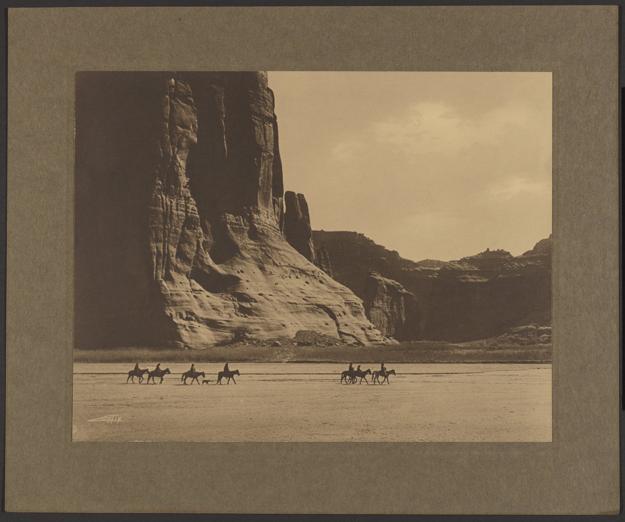 [Canyon de Chelley – Navajo] av Edward S. Curtis
