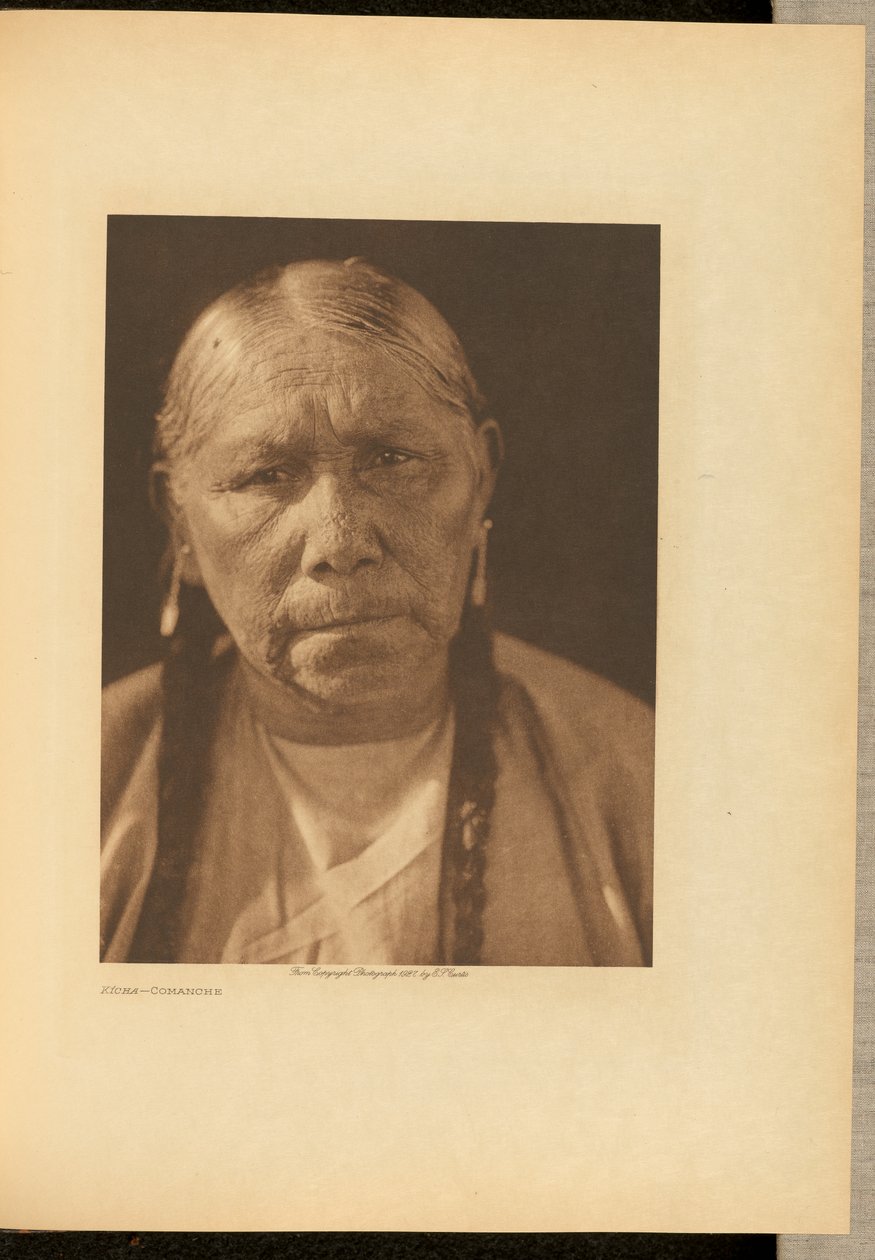 Kícha - Comanche av Edward S. Curtis
