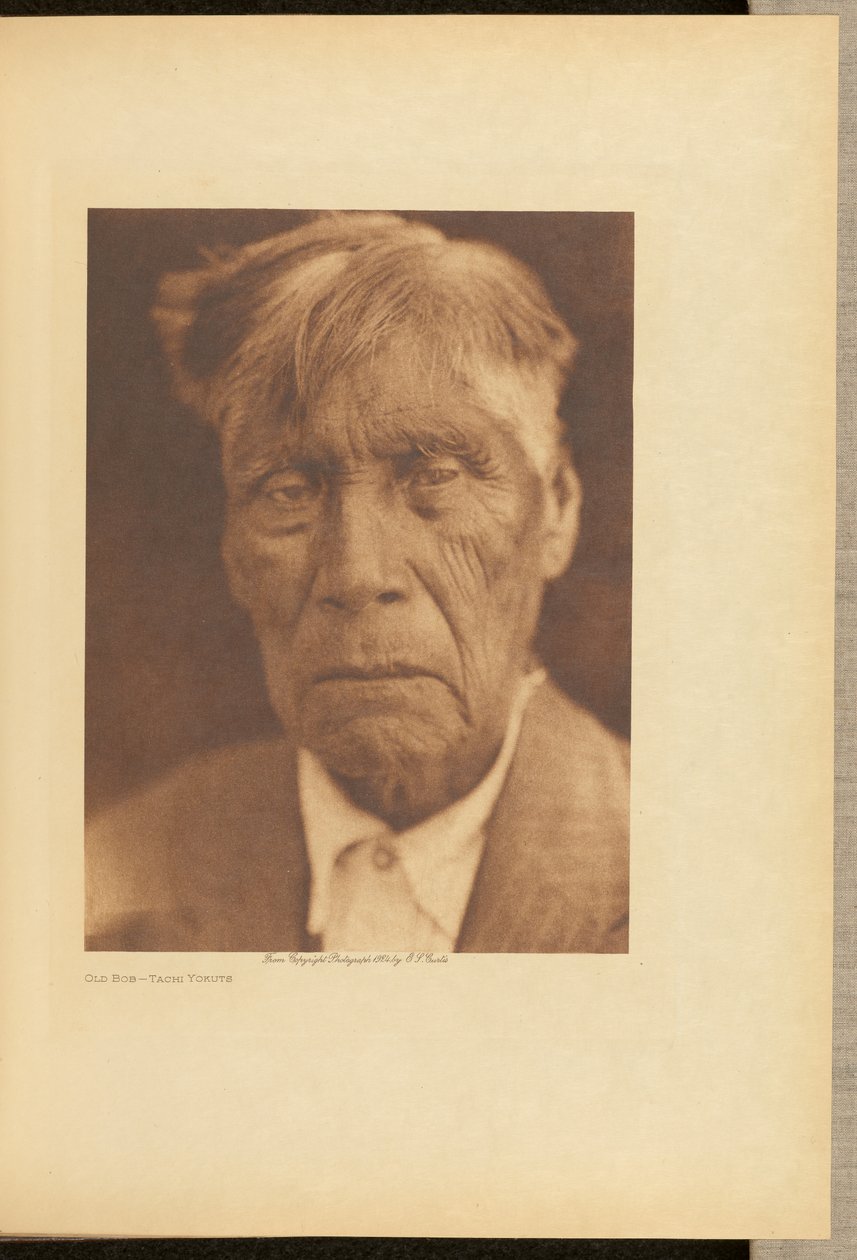 Old Bob - Tachi Yokuts av Edward S. Curtis