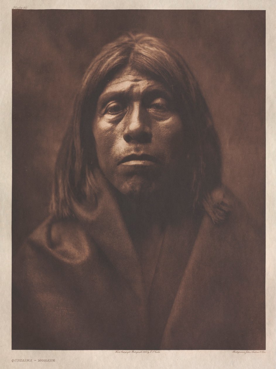 Portfölj II, plansch 60 / Quniáika-Mohave av Edward S. Curtis