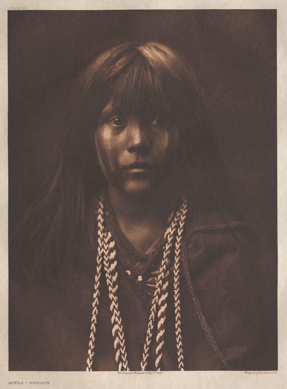 Portfölj II, plansch 61: Mósa-Mohave av Edward S. Curtis