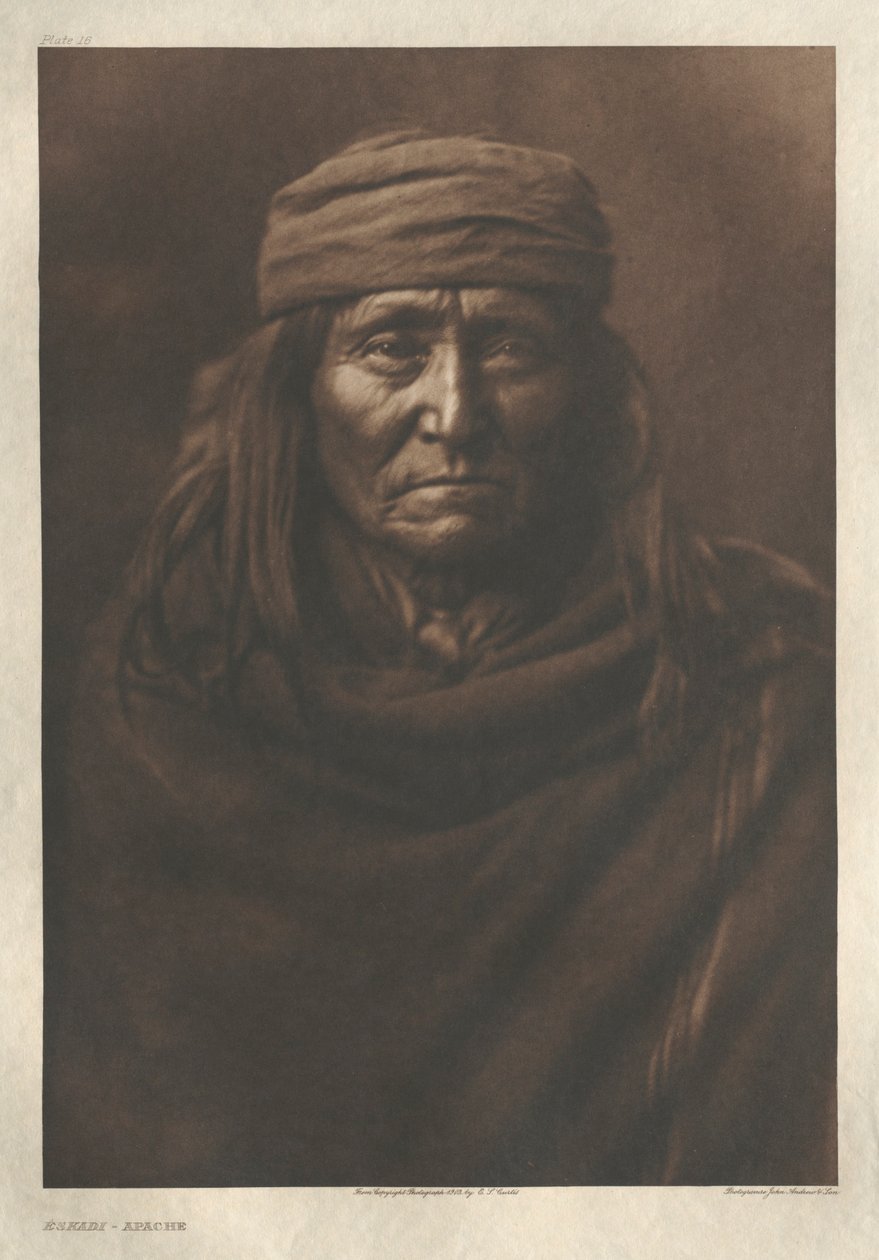 Portfölj I, plansch 16: Eskadi-Apache av Edward S. Curtis