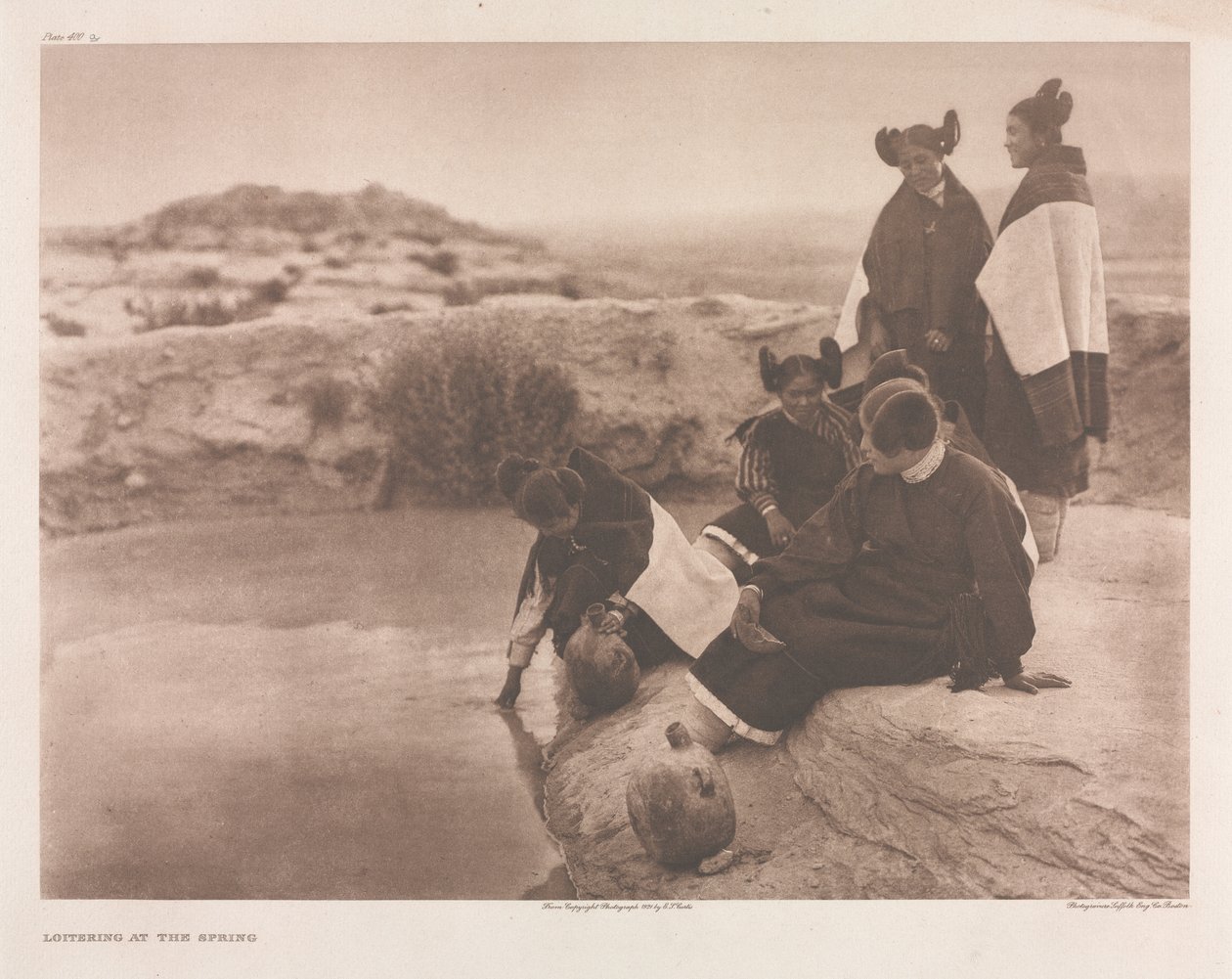Portfölj XII, skylt 400(b)-435 av Edward S. Curtis