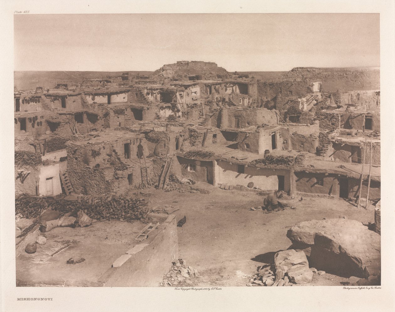 Portfölj KI, skylt 425: Mishongnovi av Edward S. Curtis