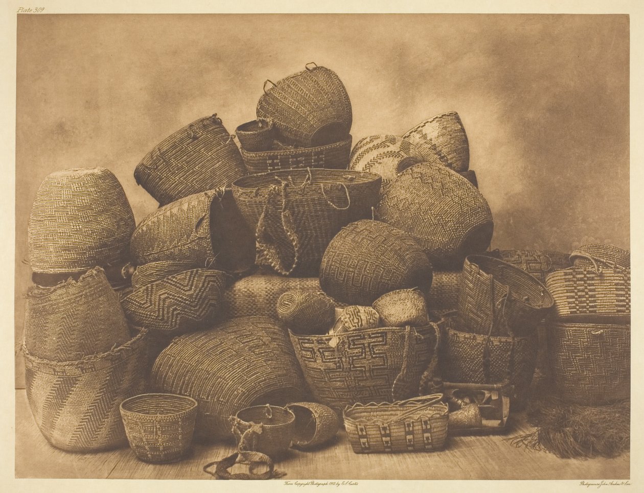 Puget ljudkorgar av Edward S. Curtis