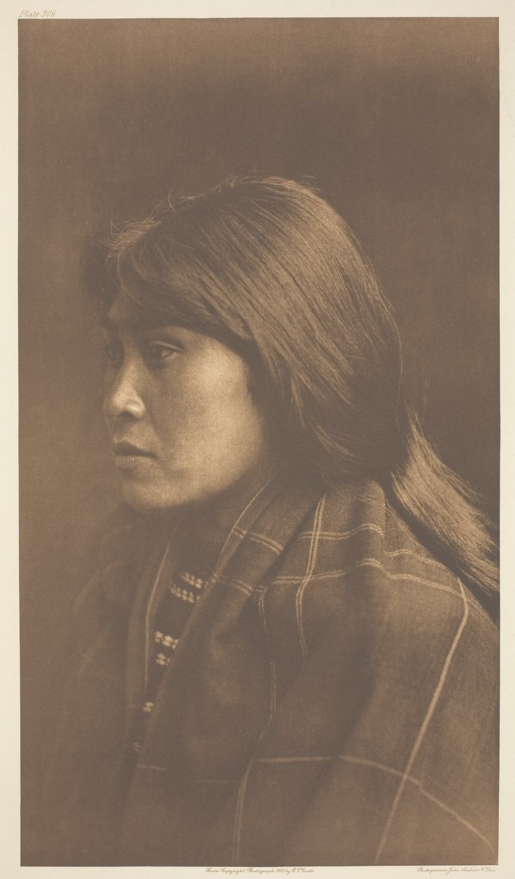 Suquamish-flickan av Edward S. Curtis