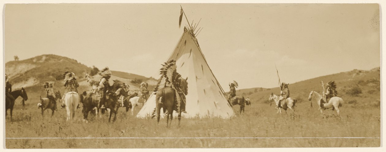 [Återkomsten till hyddorna] av Edward S. Curtis