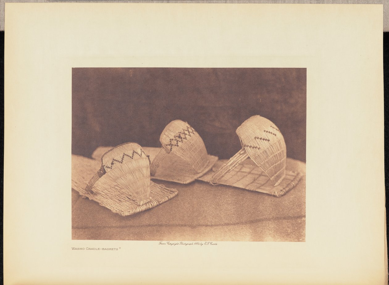 Washo vagga-korgar av Edward S. Curtis