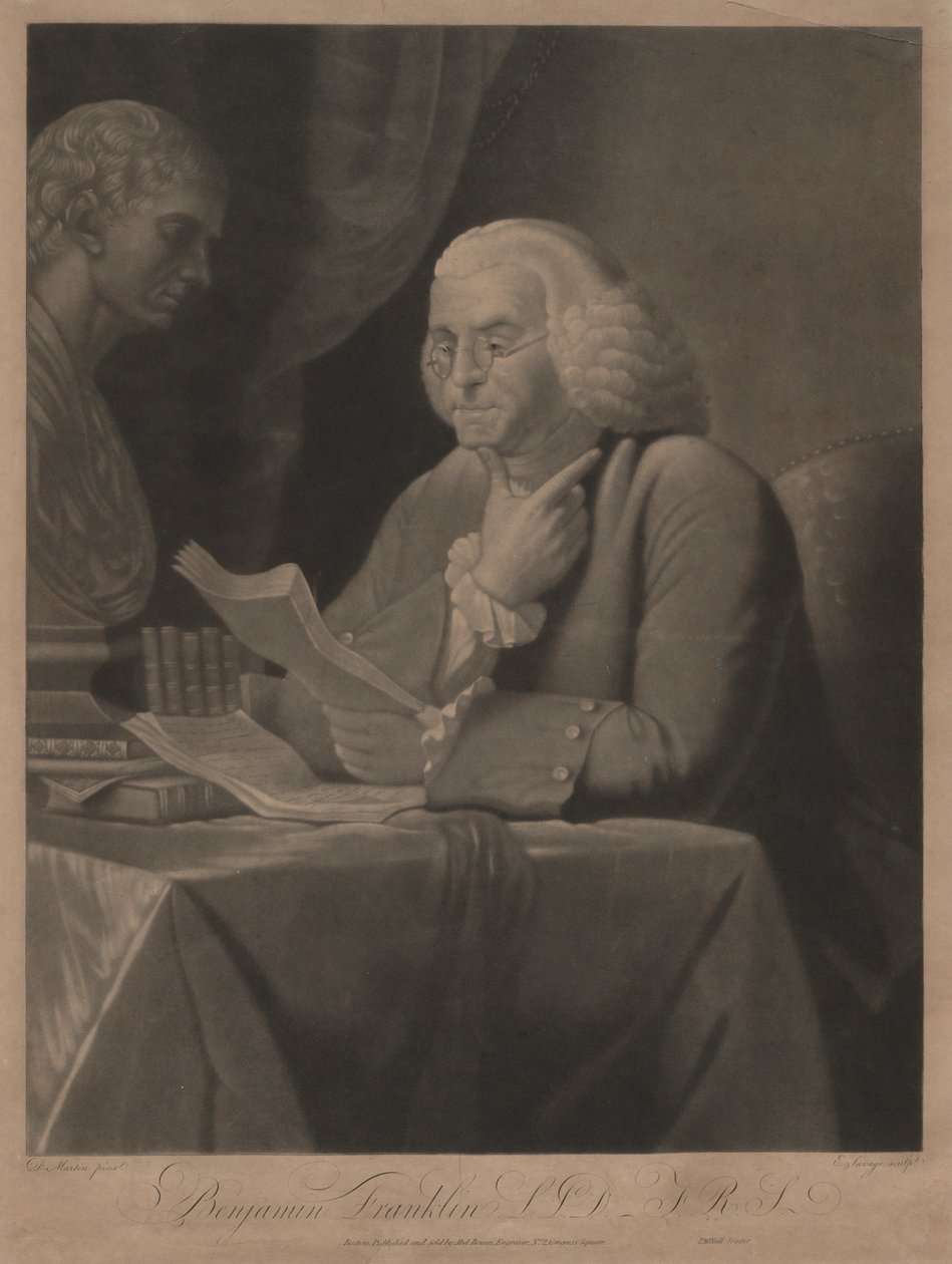Benjamin Franklin av Edward Savage