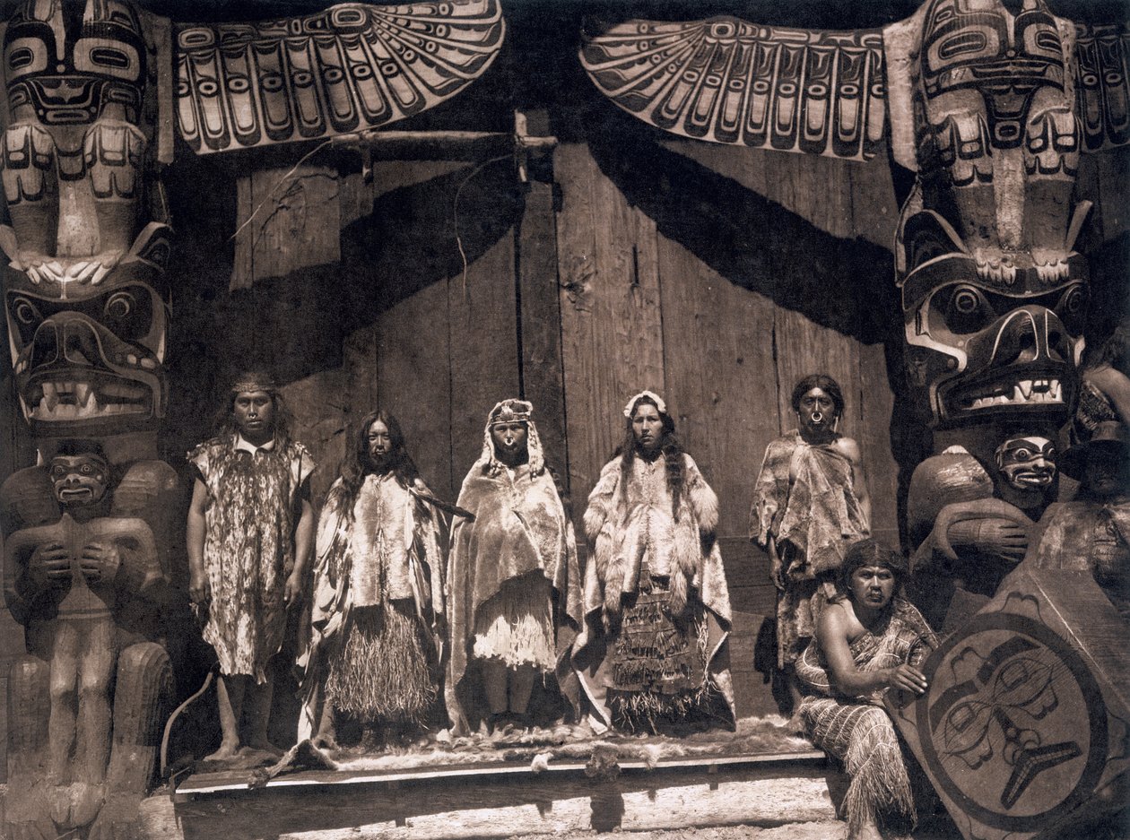 En brudgrupp av Edward Sheriff (after) Curtis