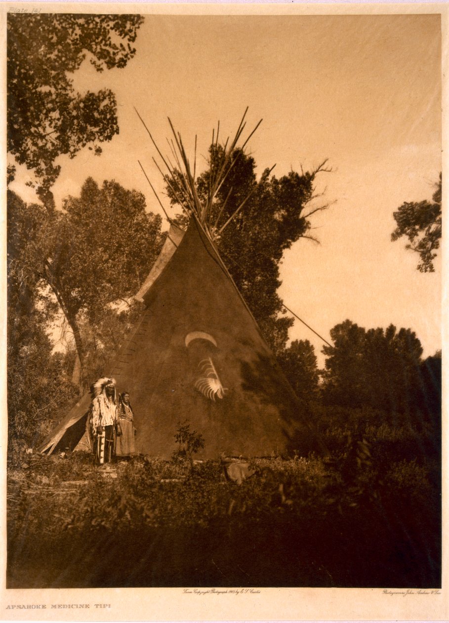 Apsaroke 薬のヒントスウェーデン語 av Edward Sheriff (after) Curtis
