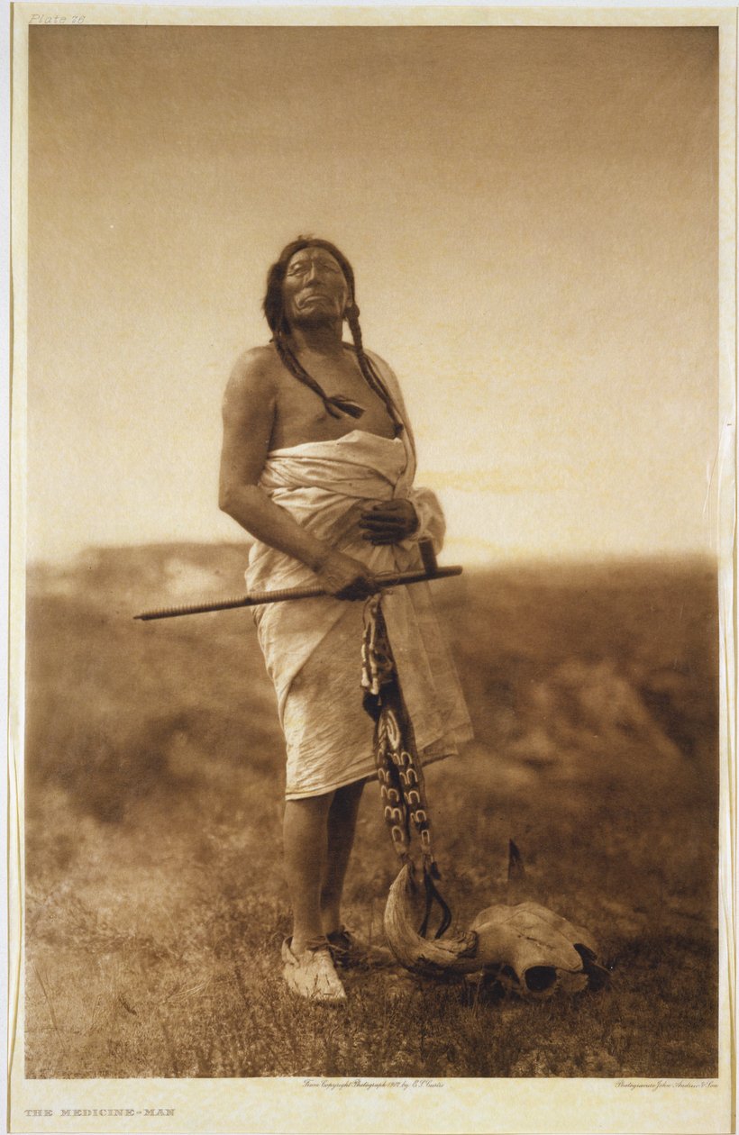 Medicinmannen av Edward Sheriff (after) Curtis