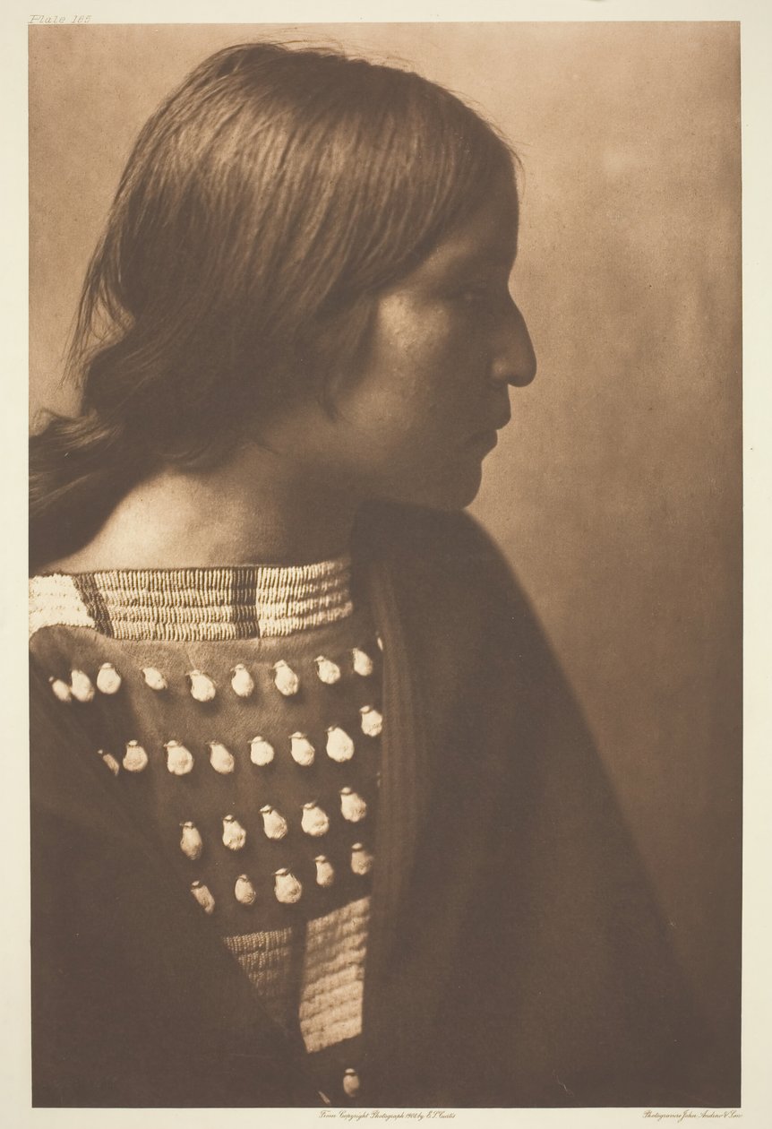 Från Ali, Girl, 1908. av Edward Sheriff Curtis