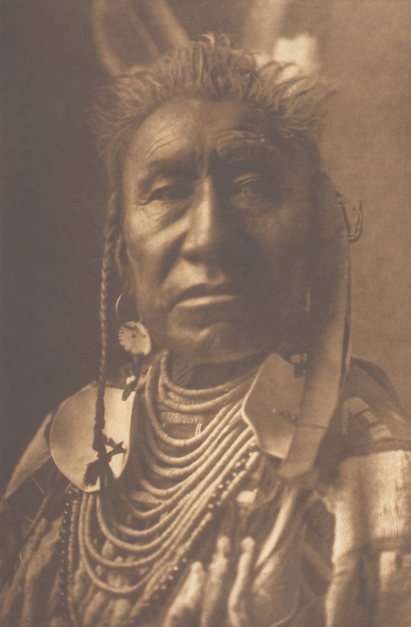 Fiskshower - Apsaroke, 1908. av Edward Sheriff Curtis