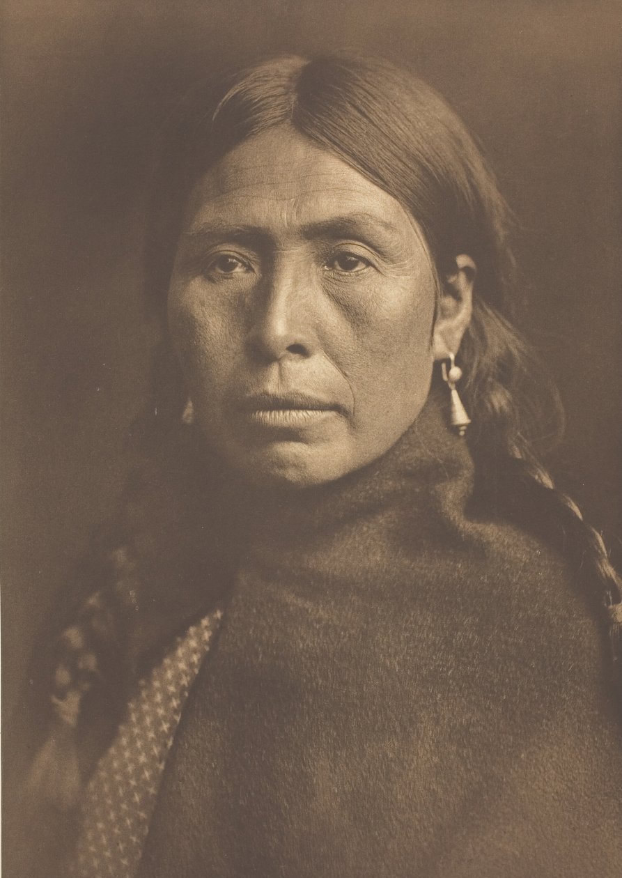 Lummi Typ, 1899. av Edward Sheriff Curtis
