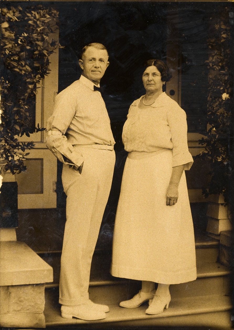 Mamma och pappa Curtis av Edward Sheriff Curtis