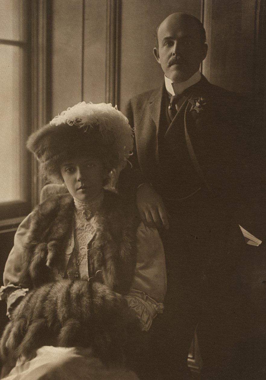 Nicholas och Alice Roosevelt Longworth av Edward Sheriff Curtis