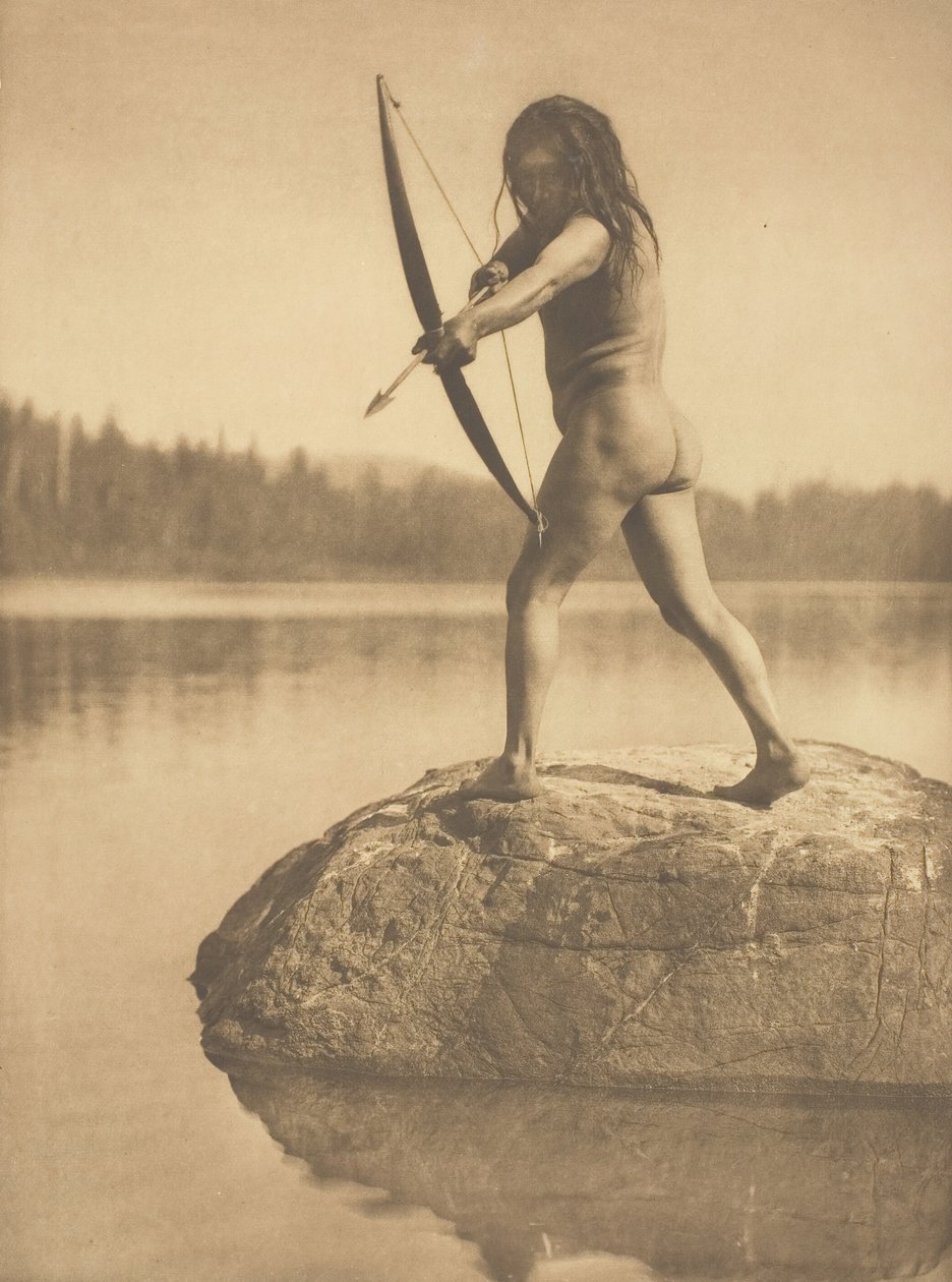Bågmannen, 1915. av Edward Sheriff Curtis
