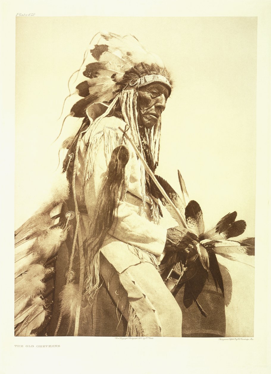 Den gamla Cheyenne av Edward Sheriff Curtis