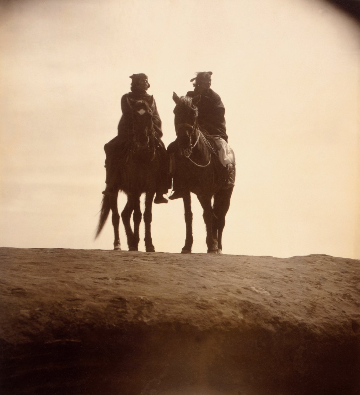 The Outlook av Edward S. Curtis, ca 1904 (tonat silvertryck) av Edward Sheriff Curtis