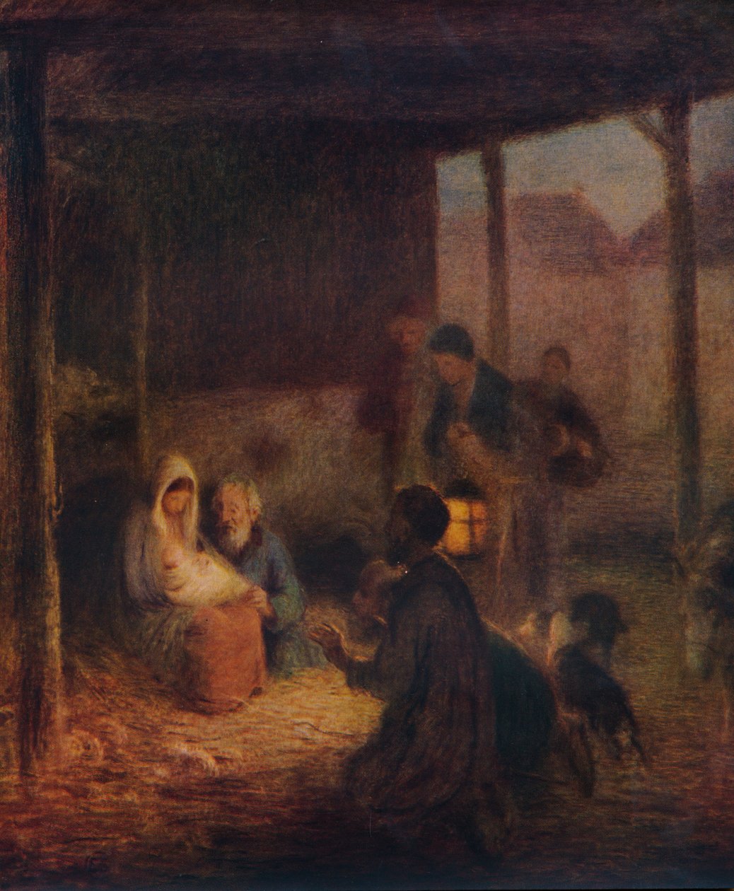 Det fanns inget rum på värdshuset, 1935 av William Edward Stott