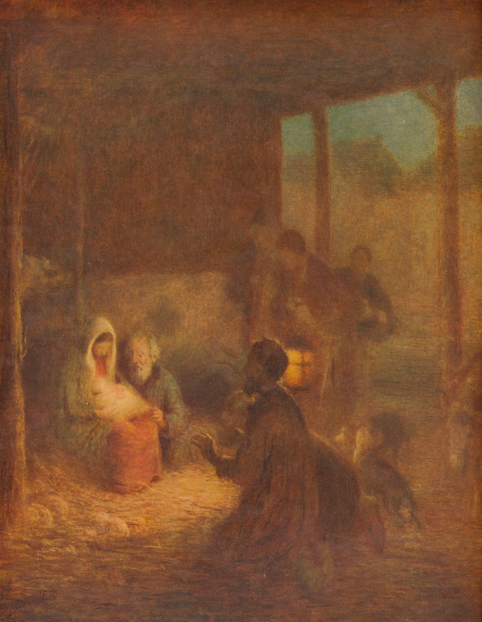 Det fanns inget rum i värdshuset, c1910, 1911 av William Edward Stott