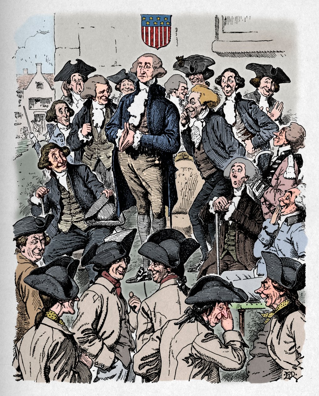 George Washington försöker berätta en lögn, c1900 av Edward Tennyson Reed