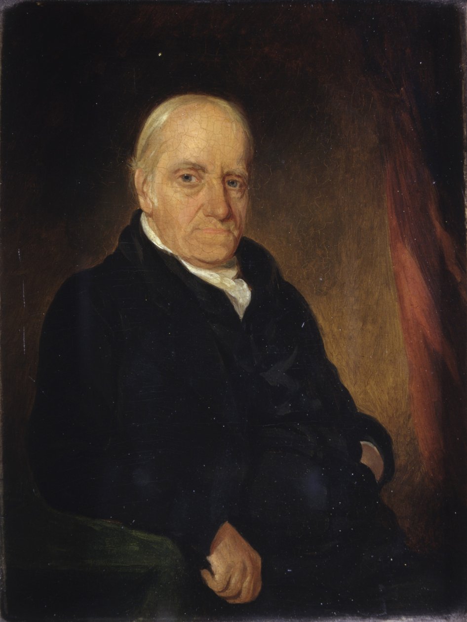 Porträtt av Thomas Hale, ca 1820 (olja på panel) av Edward Villiers Rippingille