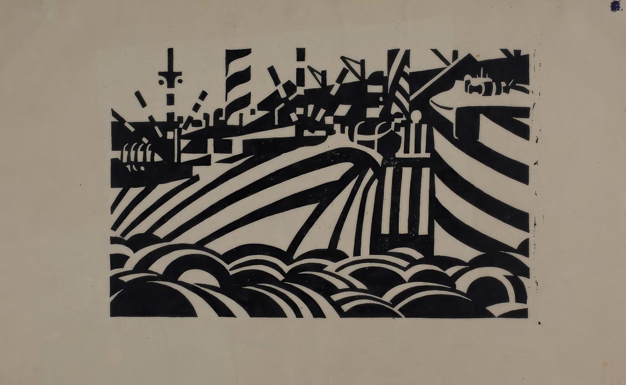 Dock-musik av Edward Wadsworth