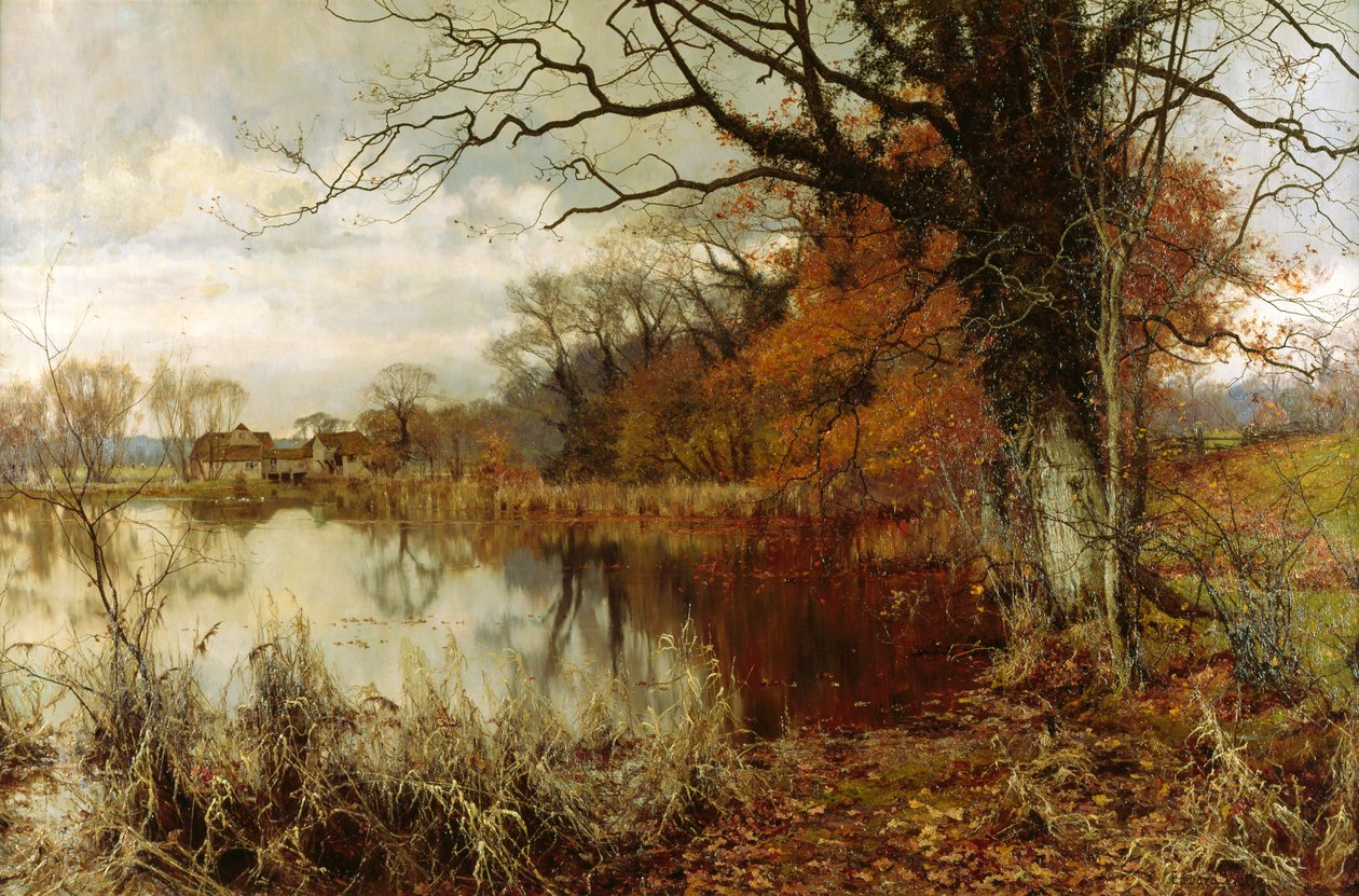 Det mjuka året påskyndar, 1896 av Edward Wilkins Waite