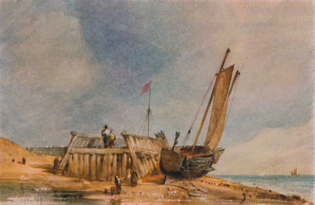 Ett minne, 1836 av Edward William Cooke