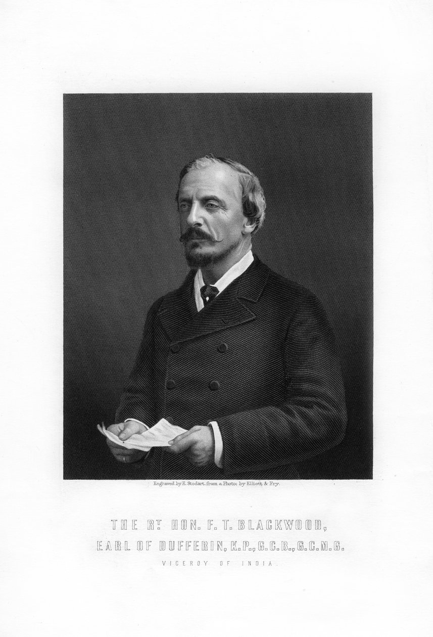 Frederick Temple Blackwood, Earl of Dufferin, brittisk tjänsteman, 1893. av Edward William Stodart