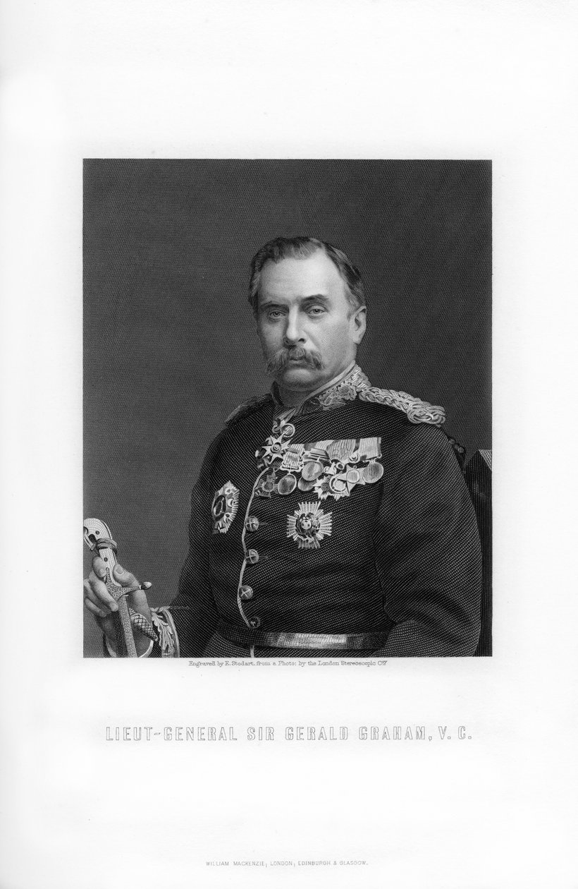 Sir Gerald Graham, brittisk generallöjtnant, 1893. av Edward William Stodart