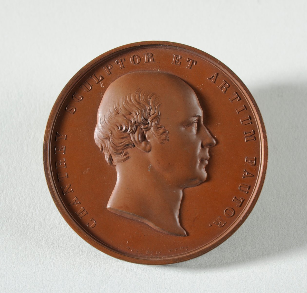 Medaljong till Francis Chantrey av Edward William Wyon