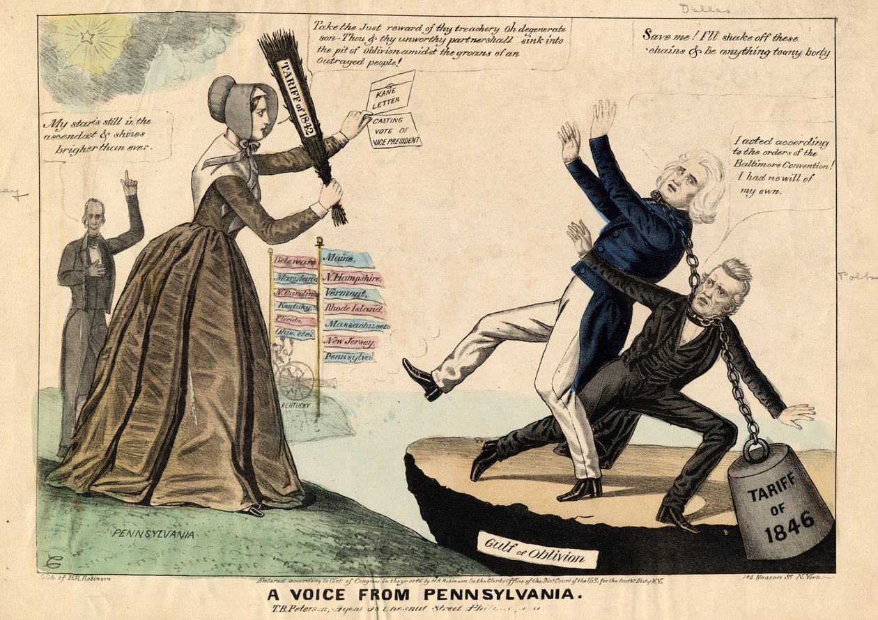 En röst från Pennsylvania, publicerad av HR Robinson, New York, 1846 av Edward Williams Clay