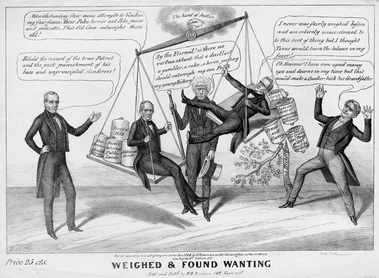Weied und found wanting, utgiven av H R Robinson, New York, 1844 av Edward Williams Clay