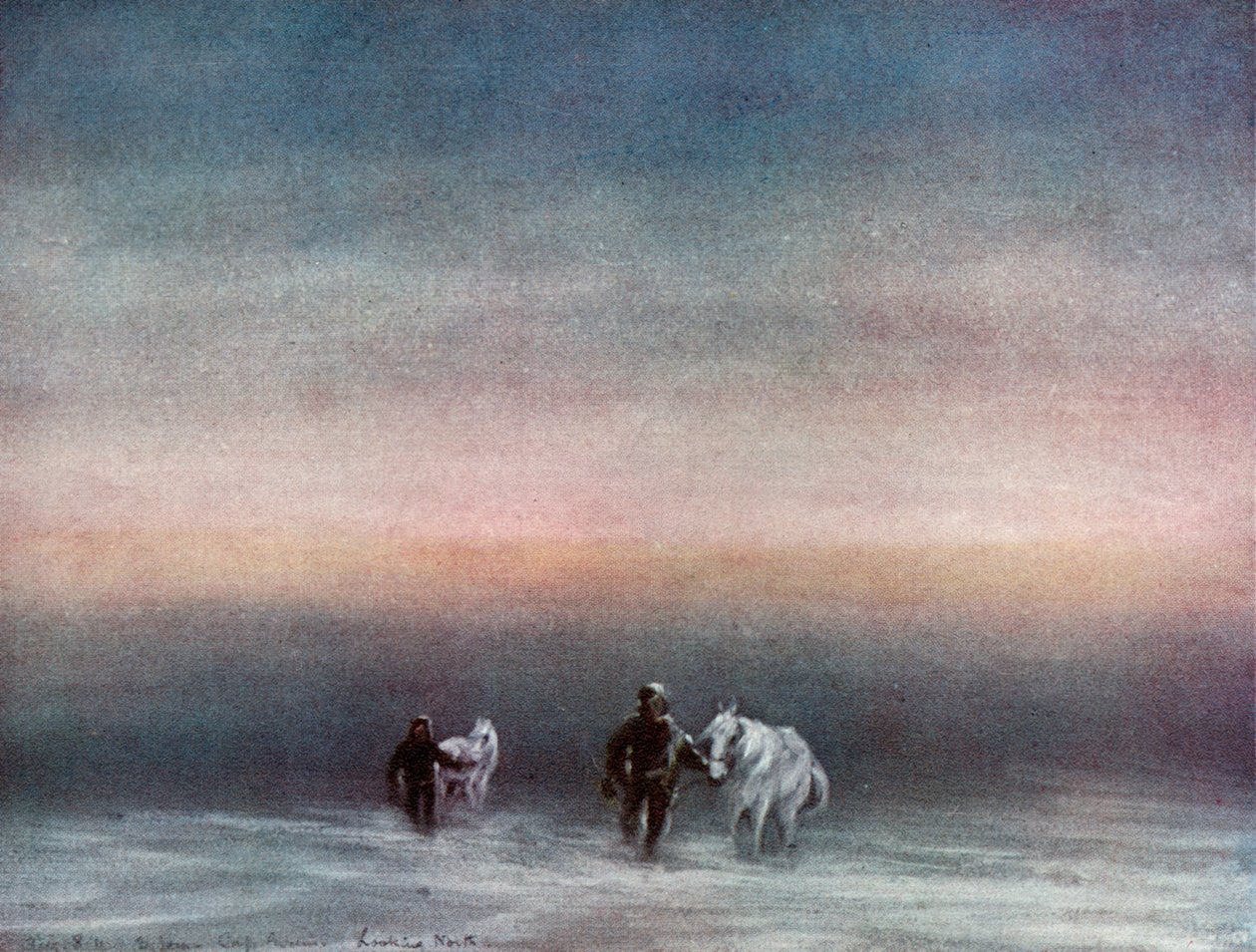 Att träna ponnyerna, 1911, 1913. av Charles Edward Wilson