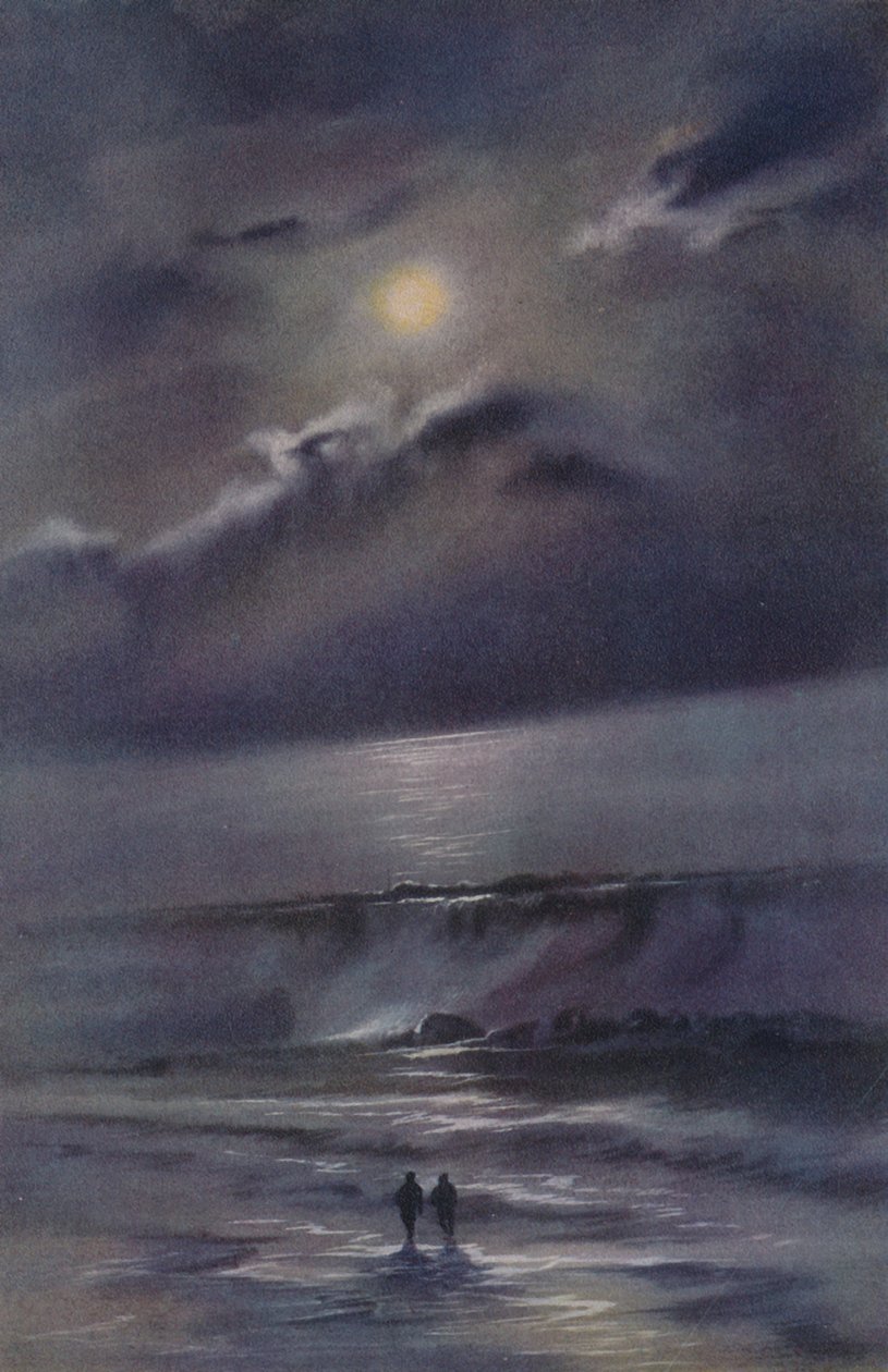 Rampen och Erebus sluttningar, 1911, 1913 av Charles Edward Wilson