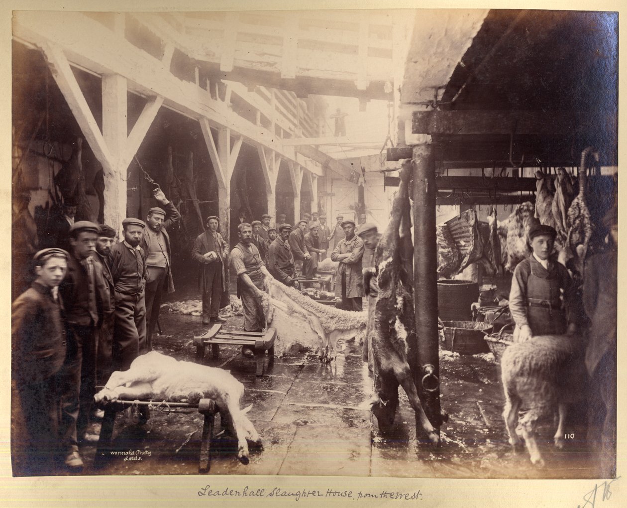Leadenhall Slaughter House, från väst av Edward Wormald