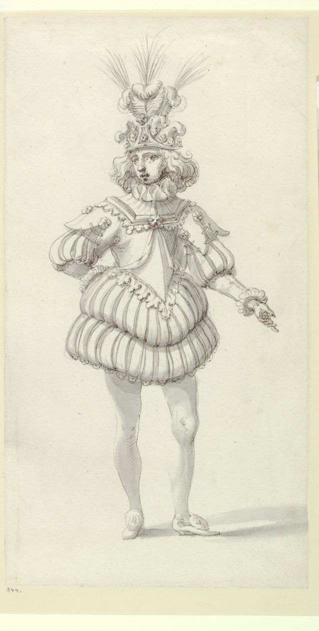 Salmacida Spolia - The King and Masquers: andra versionen (för kungen) av Edward the Elder Pearce