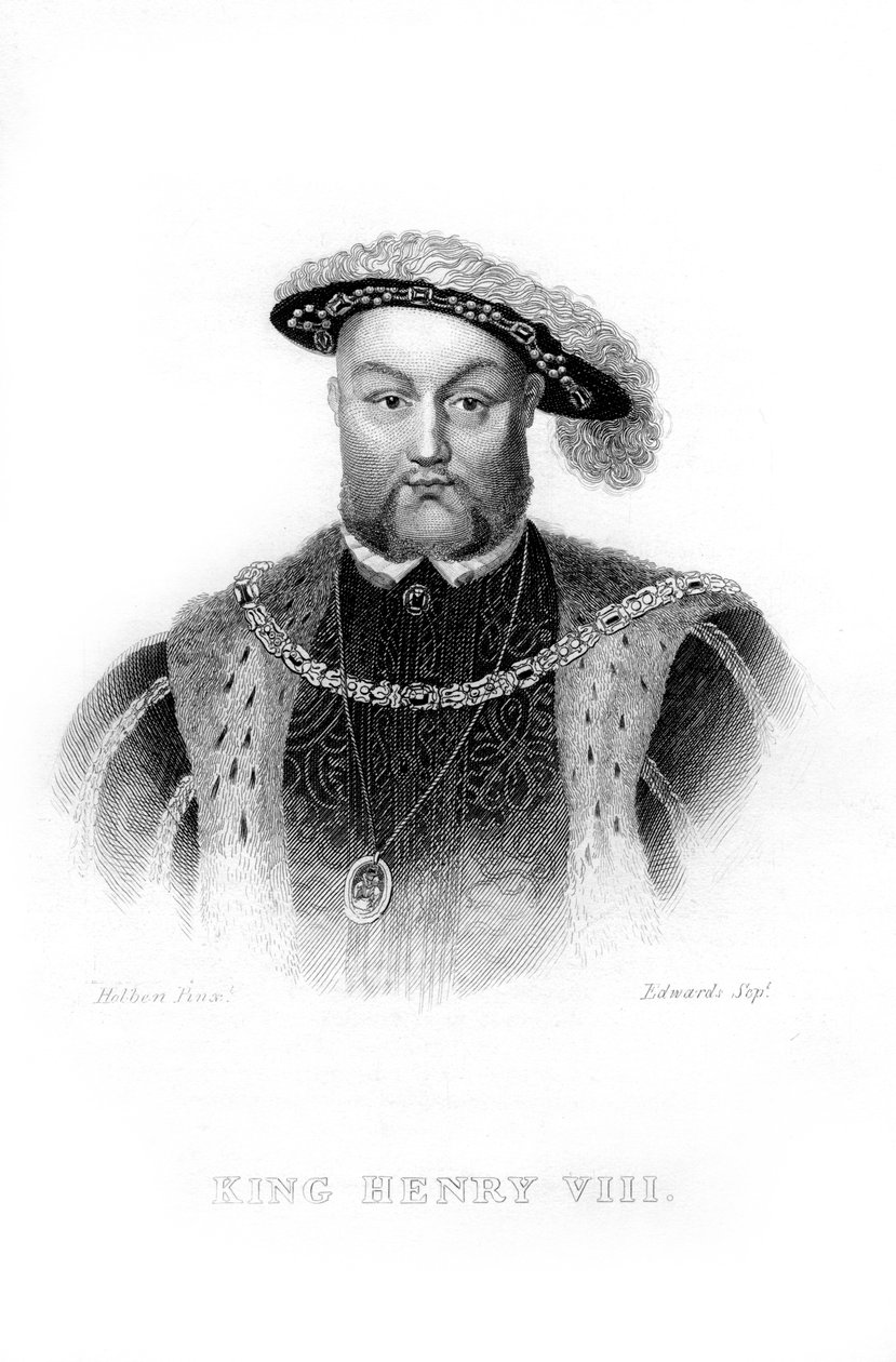 Henrik VIII, 1800-talet. av Edwards