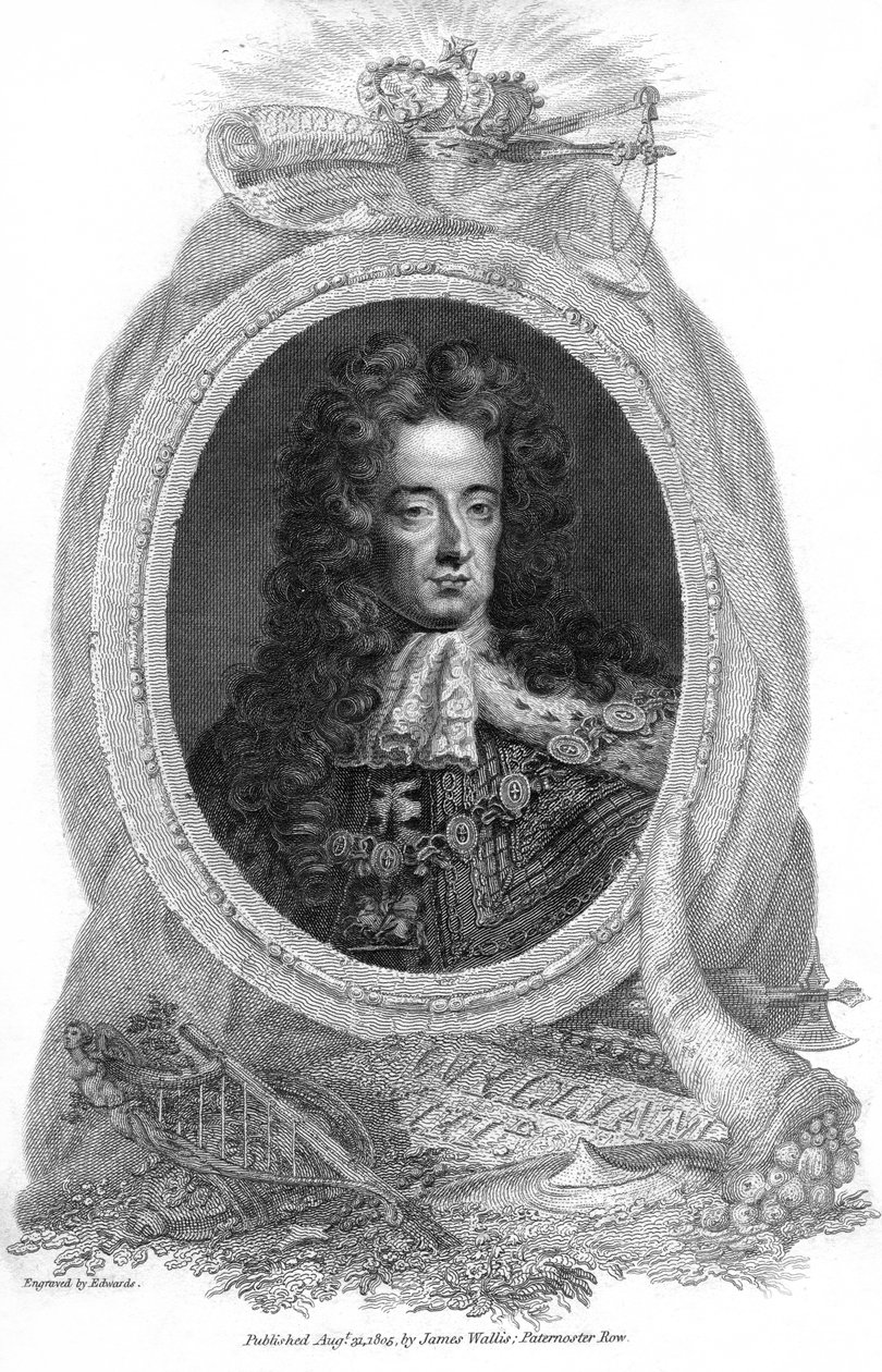 William III, kung av England, Skottland och Irland, 1805. av Edwards