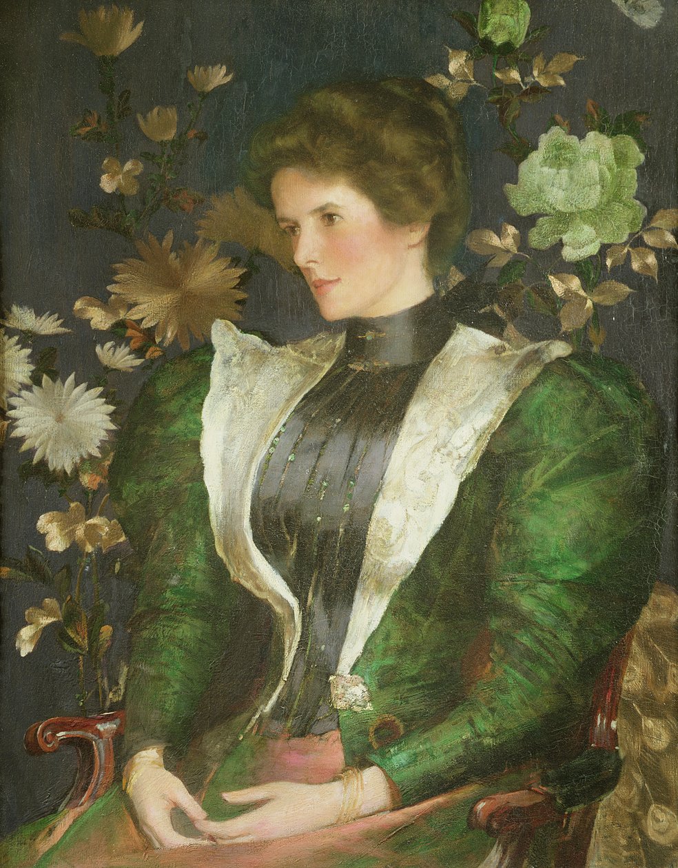 Porträtt av Lady Sutherland av Edwin Arthur Ward